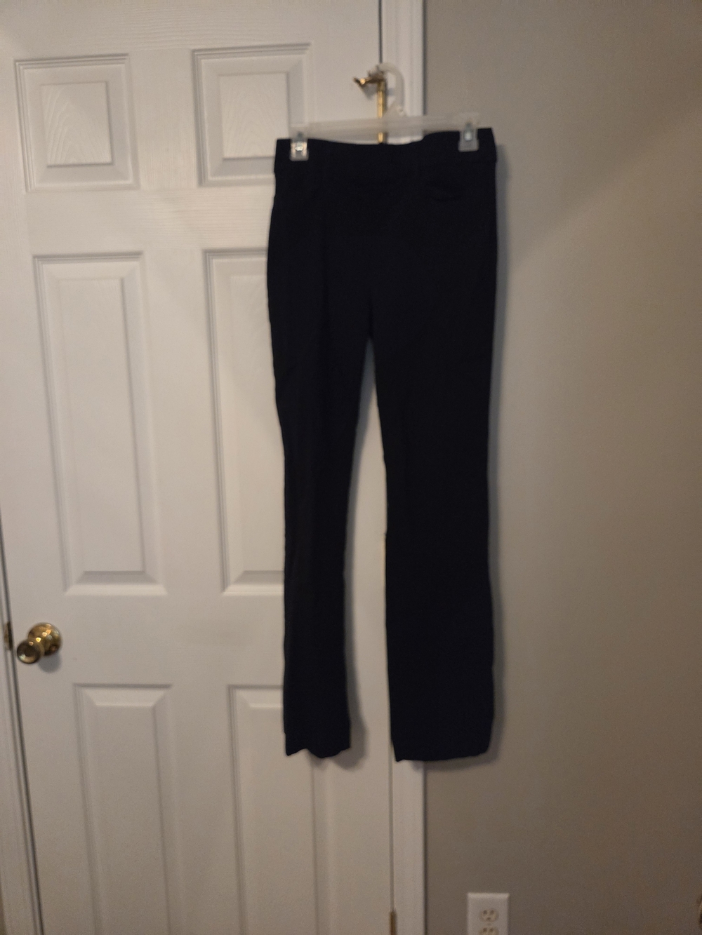 Maurices Black Boot-Cut Stretch Pants